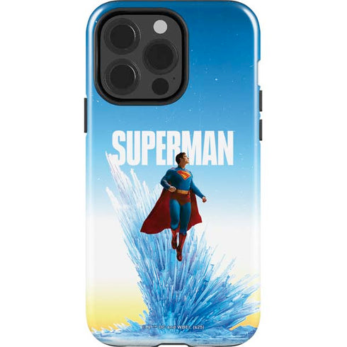 Superman 2025 Fortress of Solitude Classic Rise iPhone 15 Pro Impact Case